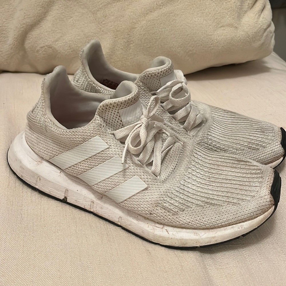 white adidas shoes